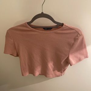 Pink Shein Crop Top